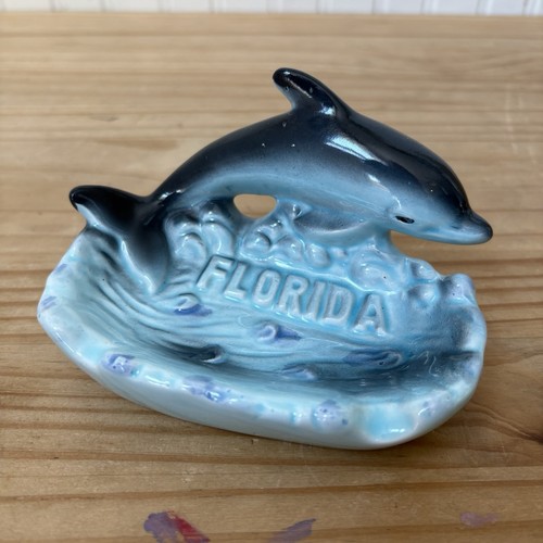 Vintage florida dolphin ocean - florida,