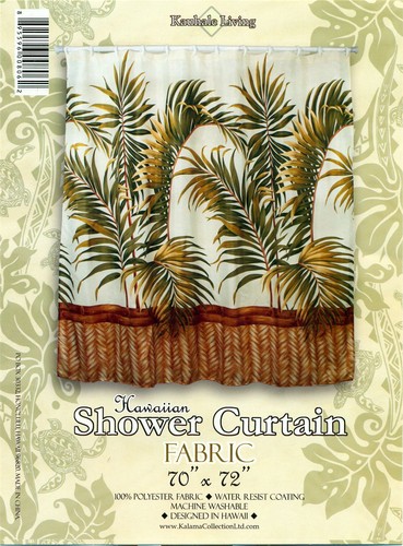 Tenda doccia tessuto hawaiano