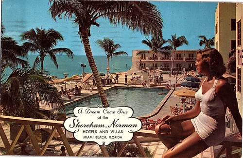 Cartolina miami beach - cartolina,